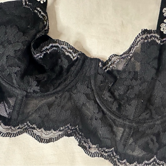Victoria’s Secret Black Lace Bustier - 32B, Brand New (No Tag) - Picture 3 of 8
